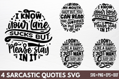 Sarcastic Quotes SVG Product Image 1