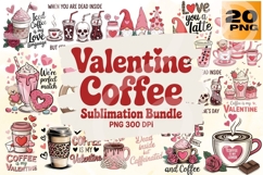 Valentine Coffee PNG Bundle 20 Product Image 1