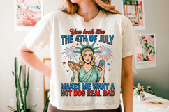 You Look Like the 4th of July Funny PNG T-Shirt|4th of July Product Image 11