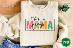 Mother's Day Sublimation PNG Design, Mom png design Product Image 2