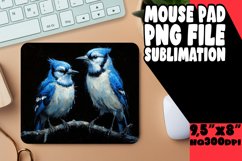 Bird-Themed Sublimation Mouse Pad Product Image 1