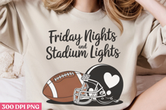 Friday Nights Stadium PNG, America Football Sublimation PNG Product Image 2