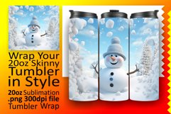 3D Inflated Puff Tumbler: Vibrant Christmas Magic Product Image 1