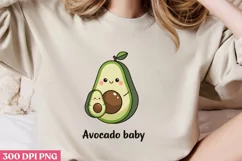 Avocado Baby PNG, Avocado Sublimation PNG Product Image 2