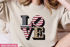 LOVE PNG, Memorial Day Sublimation PNG Product Image 2