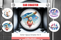 Car Coaster Space Dreamscape Product Image 1