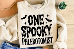 One Spooky Phlebotomist Svg | Halloween Svg | Shirt Svg Product Image 2