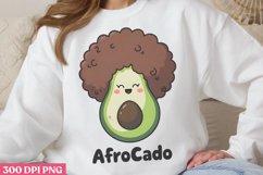 Afrocado PNG, Funny Puns Sublimation PNG Product Image 2