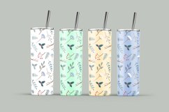 Winter Botanical skinny Tumbler|Tumbler Sublimation 20 oz Product Image 2