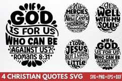 Christian Quotes SVG Product Image 1