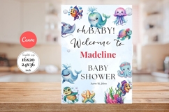Baby Shower Welcome Sign Template 176 Product Image 1