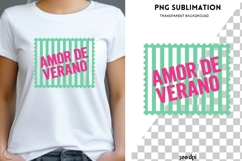 Amor de Verano PNG | Spanish Summer Love Shirt Design Product Image 2