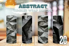 Abstract Tumbler Sublimation Designs, Stone Tumbler Wrap Product Image 1