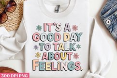 It&#039;s a Good Day to Talk PNG, Retro Positive Sublimation PNG Product Image 1