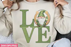 Love PNG, Gnome St Patricks Day Sublimation PNG Product Image 1
