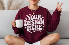 Chocolate Sweatshirt Mockup Set Chocolate Sweatshirt Mockup Product Image 3