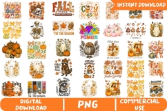 Fall Bundle Sublimation, Hello Fall Png Product Image 1