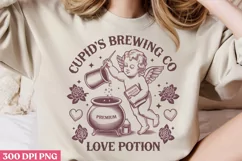 Cupid's brewing co premium love potion PNG, Sweet Valentines Product Image 2