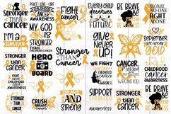 Childhood Cancer SVG Bundle Product Image 2