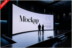 Presentation Screen Auditorium Stage Product Image 1