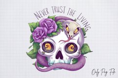 Pastel Pink Halloween Sublimation PNG Product Image 1