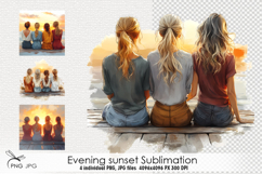 Evening sunset Sublimation Product Image 1