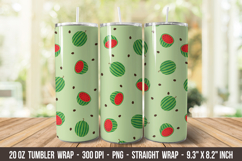 watermelon Tumbler Wrap | 20 oz Tumbler Wrap Product Image 1