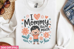 Floral Mama Mom Sublimation PNG Product Image 2