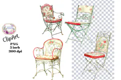 Garden, Ephemera, PNG, Junk Journal, Watercolor, clipart Product Image 1
