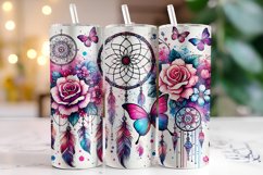 Flower Dream Catcher Tumbler Wrap | Sublimation | Tumblers Product Image 1