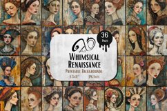 Whimsical Renaissance Portrait Product Image 1