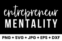 Entrepreneur Mentality Business Owners SVG Product Image 1