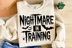 Nightmare in Training Svg | Halloween Svg | Shirt Svg Product Image 1