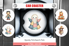 Halloween Patchwork Pals Car Coaster Product Image 1