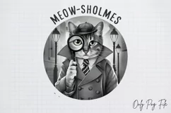 Vintage Funny Cat Quotes Sublimation, Vintage PNG Product Image 1