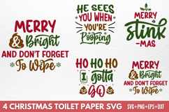 Christmas Toilet Paper SVG Product Image 1