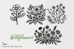 Wildflowers SVG Product Image 1