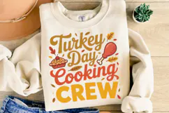 Turkey Day Cooking Crew Svg | Thanksgiving Svg | Shirt Svg Product Image 2