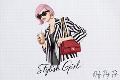 Funny Beautiful Girl Quotes SublimationPNG, Stylish girl Product Image 2