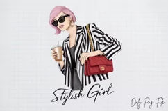 Funny Beautiful Girl Quotes SublimationPNG, Stylish girl Product Image 2
