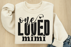 One loved mimi SVG Product Image 1