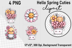 Hello spring cuties clipart Product Image 1
