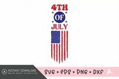 4th of July Porch Sign Design,Independence Day Porch Sign Product Image 1