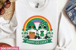 Happy Go Lucky PNG, St Patricks Day Gnome Subli Product Image 2