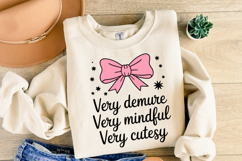 Very Demure Very Mindful Very Cutesy Svg | Shirt Svg Product Image 2