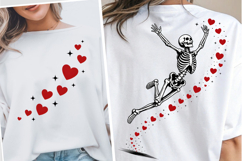 Valentines Day Skeleton PNG, Funny Valentine Day PNG, love Product Image 4