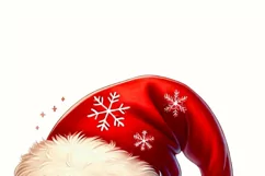 Mama Claus PNG, Festive Santa Hat Design, Retro Christmas Product Image 2
