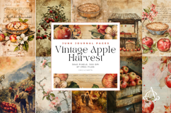 Vintage Apple Harvest Printable Journal Pages Bundle Product Image 1