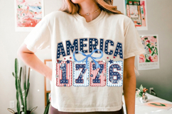America 1776 PNG T-Shirt|4th of July PNG Sublimation Design Product Image 7