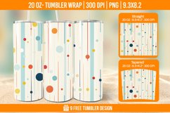 Confetti Tumbler Wrap Designs, Sublimation Wrap Product Image 1
